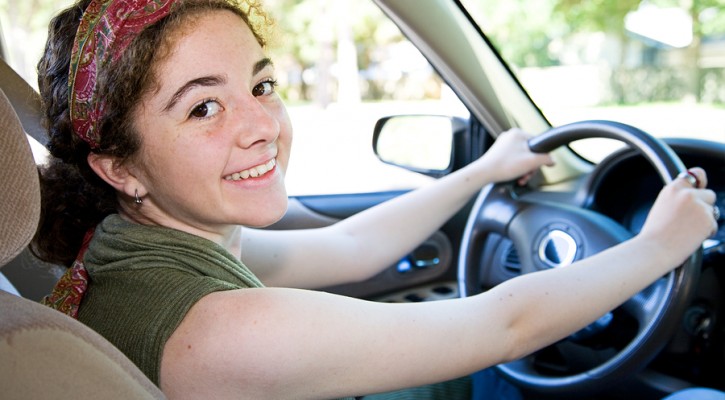 Pretty Teen Driver