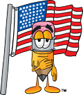 pencil guy with flag